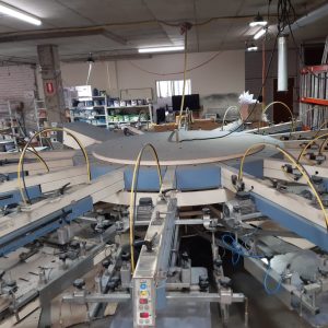 Used 14 colour TAS Hawk with two flash cure units.