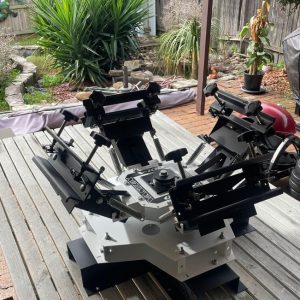 Used Vastex V-100 4 Colour 4 Station Tabletop Press - R4461