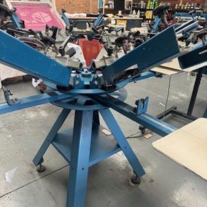 Used M&R Kruzer 6x4 Manual Screen Printing Carousel  - R4795