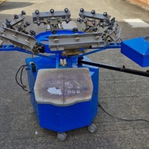 Used Printall Carousel & Flash Cure Unit - R4769